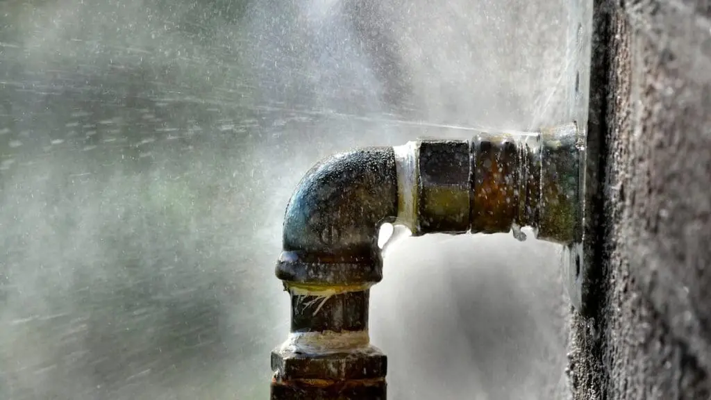 Burst pipe