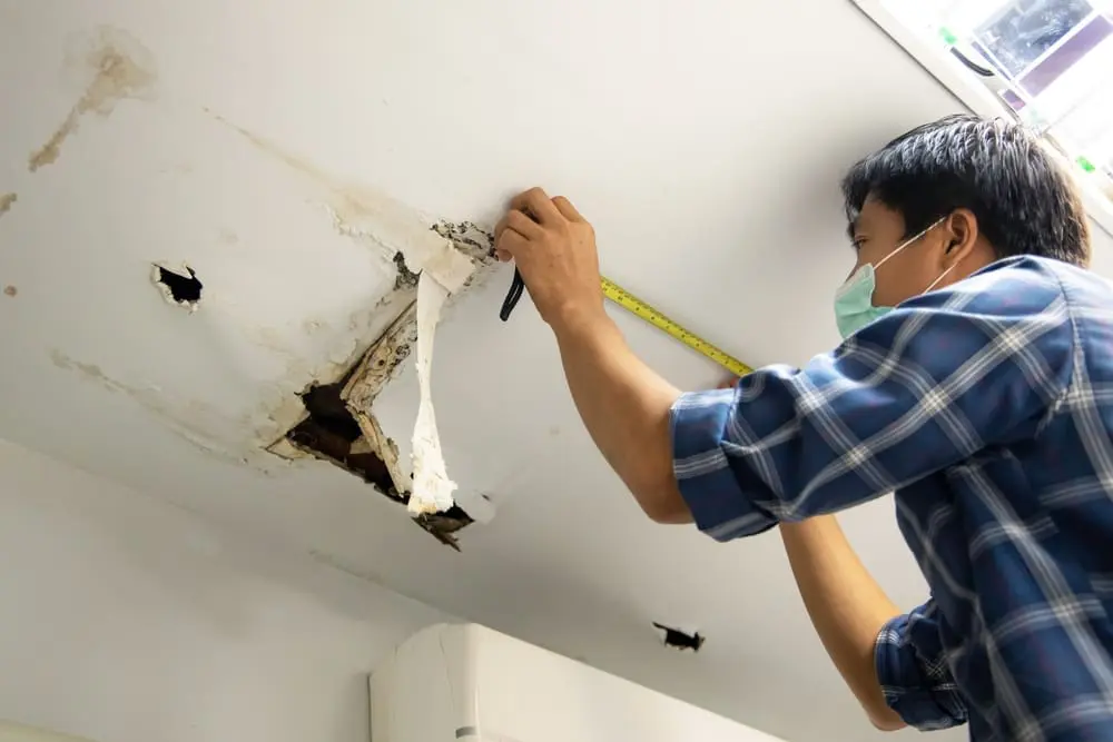 concrete slab water leak