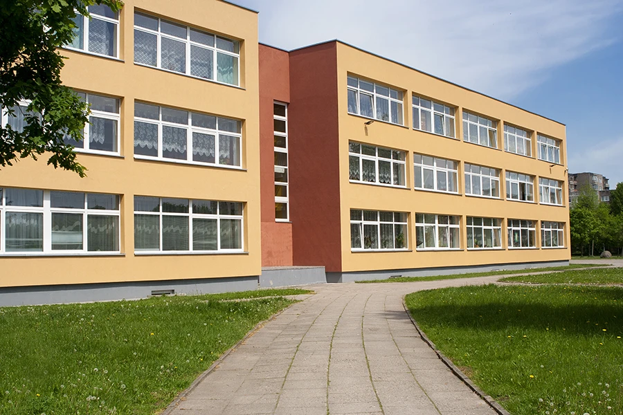 exterior view of school building