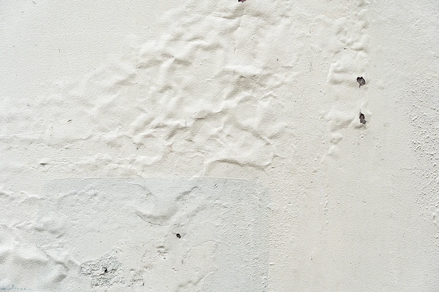wall paint bubbling due to water damage